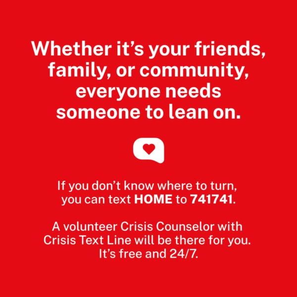 Text CONNECT to 741741 | FREE Help for Depression