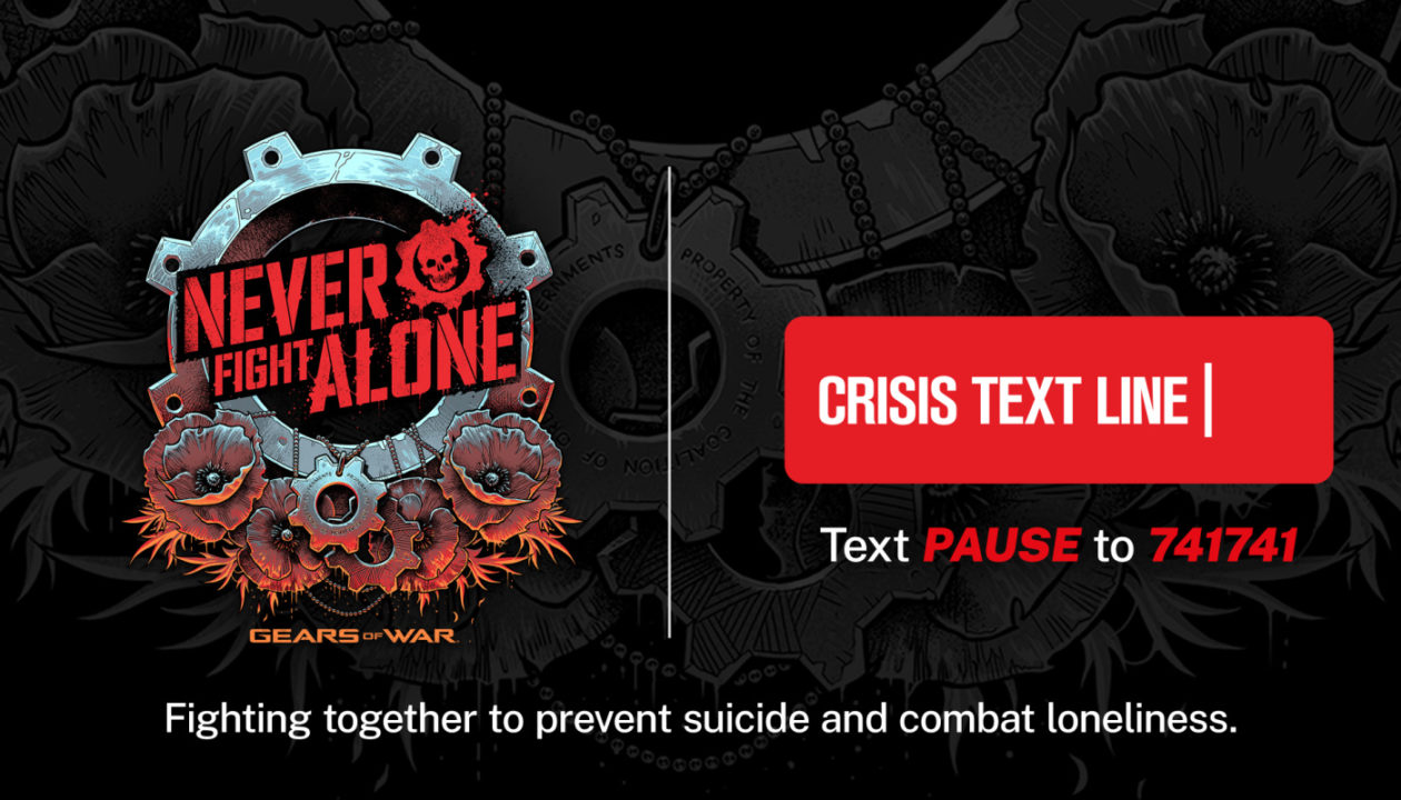Crisis Text Line and Gears of War Fighting Together to Prevent Suicide