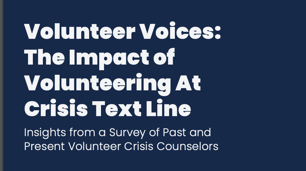 Screenshot of the Volunteer Impact Report
